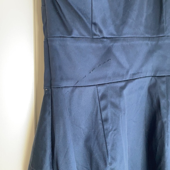 Guess Marciano navy asymmetrical mini dress - Picture 3 of 4